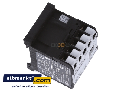 Ansicht oben links Eaton (Moeller) DILEM-01(400V50HZ) Leistungsschtz AC-3/400V:4kW 3p 