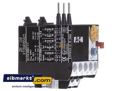 View on the left Eaton (Moeller) ZE-0,6 Thermal overload relay 0,4...0,6A
