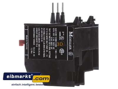 View on the right Eaton (Moeller) 014376 Thermal overload relay 0,6...1A
