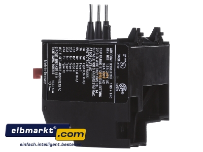 Ansicht rechts Eaton (Moeller) ZE-1,6 Motorschutzrelais 1,0A-1,6A,1S1 