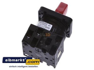 Top rear view Eaton (Moeller) T0-2-1/E-RT Safety switch 3-p 6,5kW
