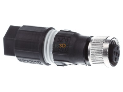 View on the left Phoenix SACCM12FS-4QO-0,75-M Circular connector for field assembly 
