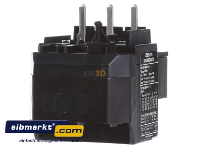 Back view Eaton (Moeller) ZB65-24 Thermal overload relay 16...24A 
