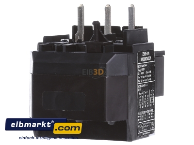 Ansicht hinten Eaton (Moeller) ZB65-24 Motorschutzrelais 16-24A 