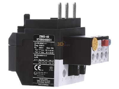 View on the left Eaton ZB65-40 Thermal overload relay 24...40A 
