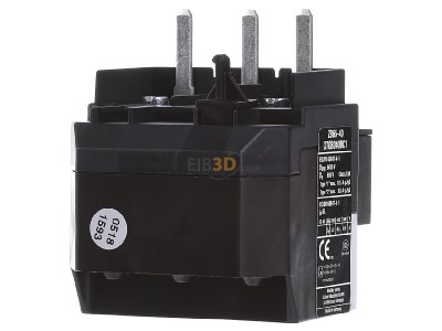 Back view Eaton ZB65-40 Thermal overload relay 24...40A 
