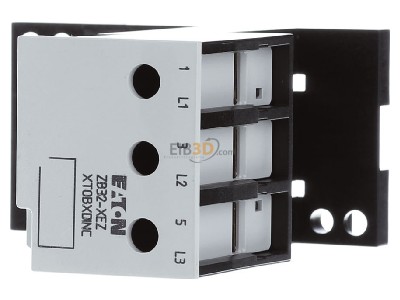 Frontansicht Eaton ZB32-XEZ Motorschutzrelais-Sockel f�r ZB32 