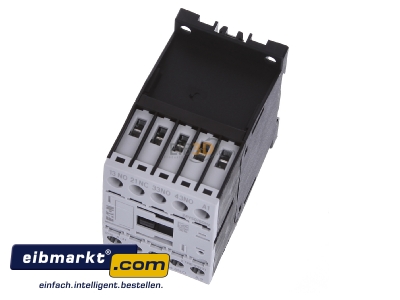 View up front Eaton (Moeller) DILA-31(24V50/60HZ) Contactor relay 24VAC 0VDC 1NC/ 3 NO
