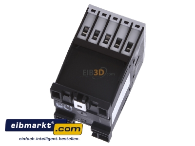 Top rear view Eaton (Moeller) DILA-31(24V50/60HZ) Contactor relay 24VAC 0VDC 1NC/ 3 NO
