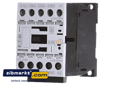 Frontansicht Eaton (Moeller) DILA-40(42V50/60HZ) Hilfsschtz 4S0, AC 