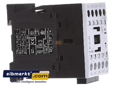 View on the left Eaton (Moeller) DILA-40(42V50/60HZ) Contactor relay 42VAC 0VDC 0NC/ 4 NO 
