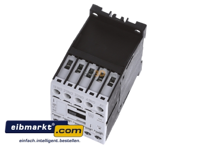 View up front Eaton (Moeller) DILA-40(42V50/60HZ) Contactor relay 42VAC 0VDC 0NC/ 4 NO 
