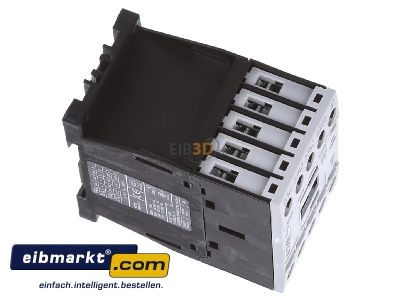 View top left Eaton (Moeller) DILA-40(42V50/60HZ) Contactor relay 42VAC 0VDC 0NC/ 4 NO 
