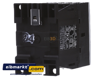 Back view Eaton (Moeller) DILA-22(110V50HZ) Contactor relay 110VAC 0VDC 2NC/ 2 NO
