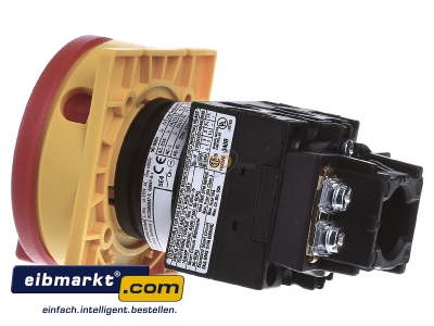 View on the right Eaton (Moeller) T0-2-1/EA/SVB Off-load switch 3-p 20A

