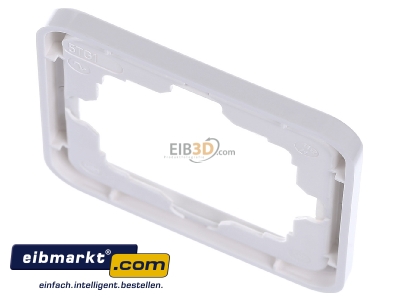 Top rear view Siemens Indus.Sector 5TG1801 Frame 1-gang white
