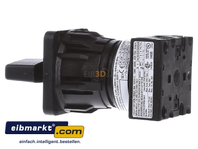 View on the right Eaton (Moeller) T0-1-8200/EZ Off-load switch 1-p 20A
