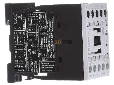 View on the left Eaton DILM7-10(12VDC) Magnet contactor 7A 0...12VDC 
