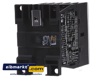 Back view Eaton (Moeller) DILM9-10(230V50/60HZ Magnet contactor 9A 230VAC
