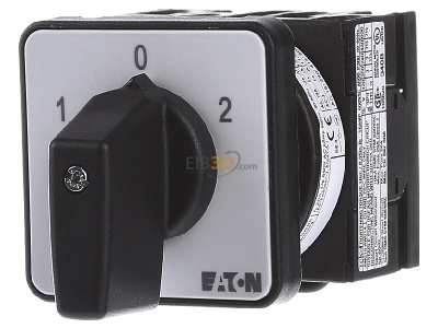 Front view Eaton T0-2-8211/E Off-load switch 2-p 20A 
