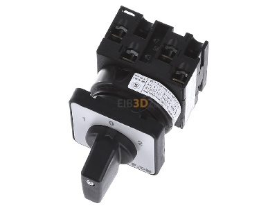 View up front Eaton T0-2-8211/E Off-load switch 2-p 20A 
