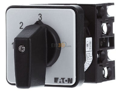 Front view Eaton T0-2-8230/E Off-load switch 1-p 20A 
