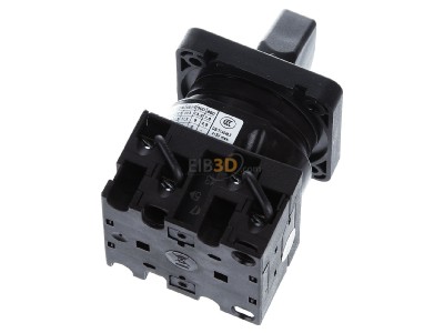 Top rear view Eaton T0-2-8400/E Off-load switch 2-p 20A 
