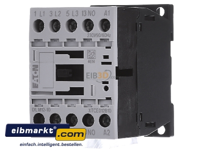 Frontansicht Eaton (Moeller) DILM12-10(230V50/60H Leistungsschtz 1S 5,5KW/400V,AC 