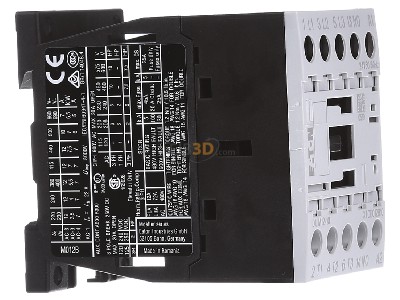 View on the left Eaton DILM12-10(24V50/60HZ Magnet contactor 12A 24VAC 
