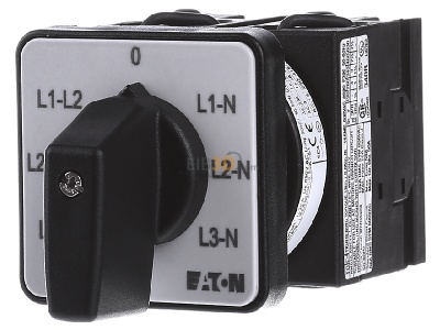 Front view Eaton T0-3-8007/E Voltmeter selector switch IP65 
