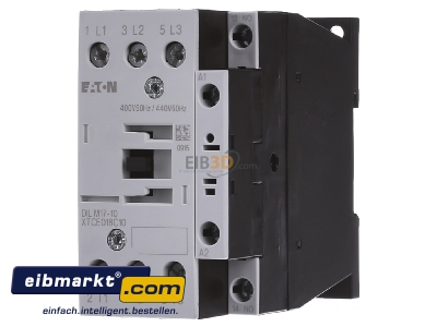 Frontansicht Eaton (Moeller) DILM17-10(400V50HZ) Leistungsschtz 1S 7,5kW/400V,AC 