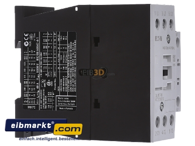 Ansicht links Eaton (Moeller) DILM17-10(400V50HZ) Leistungsschtz 1S 7,5kW/400V,AC 