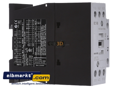 View on the left Eaton (Moeller) DILM17-10(400V50HZ) Magnet contactor 18A 400VAC 0VDC
