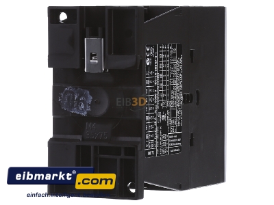 Back view Eaton (Moeller) DILM17-01(230V50HZ) Magnet contactor 18A 230VAC 0VDC - 
