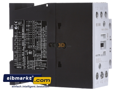 Ansicht links Eaton (Moeller) DILM25-10(110V50HZ) Leistungsschtz 1S 11kW/400V,AC 