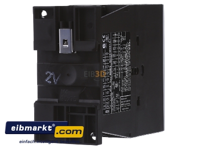 Ansicht hinten Eaton (Moeller) DILM25-10(400V50HZ) Leistungsschtz 1S 11kW/400V,AC 