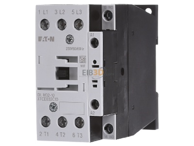 Frontansicht Eaton DILM32-10(230V50/60H Leistungsschtz 1S 15kW/400V,AC 