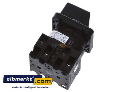 Ansicht oben hinten Eaton (Moeller) T0-2-8231/E Stufenschalter 1pol. 