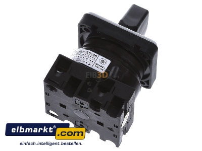 Top rear view Eaton (Moeller) T0-1-15401/E 2-step control switch 1-p 20A
