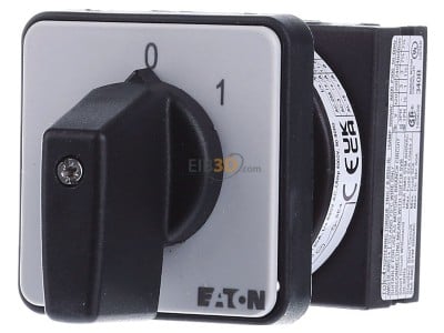 Front view Eaton T0-1-15402/E Off-load switch 2-p 20A 
