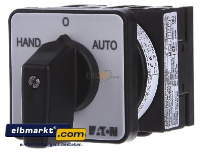Front view Eaton (Moeller) T0-2-15432/E 3-step control switch 2-p 20A
