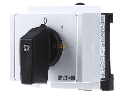 Front view Eaton T0-1-15401/IVS 2-step control switch 1-p 20A 
