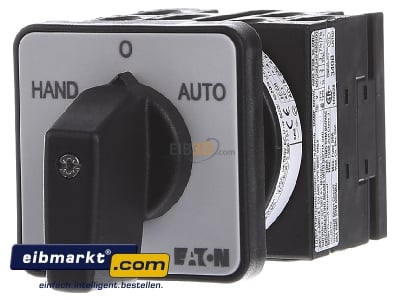 Front view Eaton (Moeller) 048348 3-step control switch 3-p 20A
