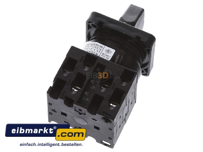 Top rear view Eaton (Moeller) 048348 3-step control switch 3-p 20A
