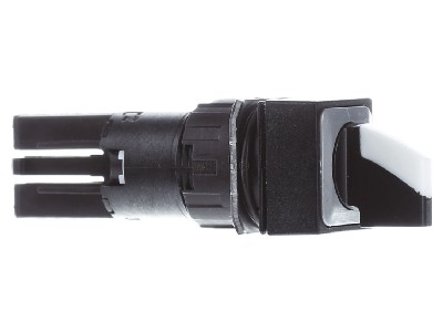 View on the left Eaton Q18WK1R Short thumb-grip actuator white IP65 
