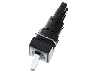 View up front Eaton Q18WK1R Short thumb-grip actuator white IP65 
