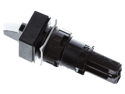 View top right Eaton Q18WK1R Short thumb-grip actuator white IP65 
