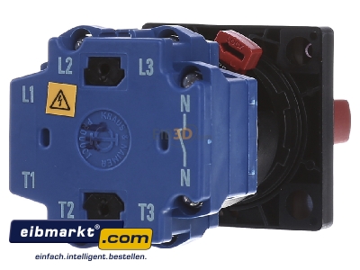Back view Kraus&Naimer KG10A T204/04 FT2 Off-load switch 4-p 20A - 
