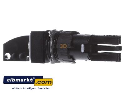 View on the right Eaton (Moeller) Q18S1R Key actuator black IP65 - 
