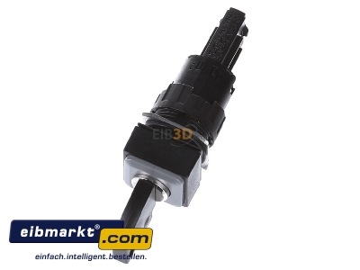 View up front Eaton (Moeller) Q18S1R Key actuator black IP65 - 
